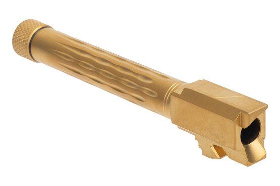 Faxon enhanced barrel for Glock 17 handguns.